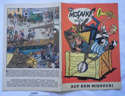 Seltenes Mosaik Heft Hannes Hegen Digedags Nr.183 Schwarze Serie (121022)