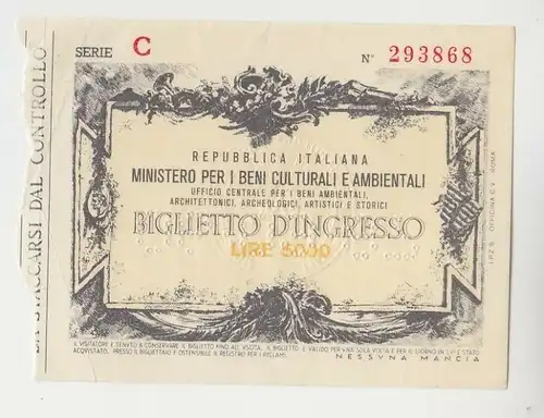 5000 Lire Italien Ministero per i Beni Culturalo e Ambientali (113568)
