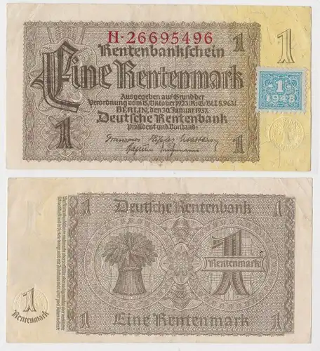 1 Mark Banknote DDR Deutsche Notenbank 1948 Kuponausgabe Ro.Nr.330 b (131818)
