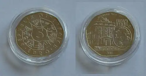 5 Euro Silber Münze Österreich 2005 Europa Hymne Beethoven Wien 1824 (131945)