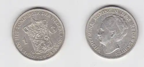 1 Gulden Silber Münze Niederlande 1931 (131035)