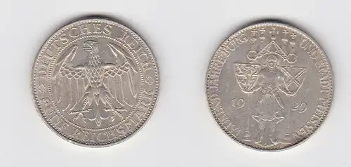 Silber Münze 5 Mark 1000 Jahre Stadt Meißen 1929 E Jäger 339 (132675)