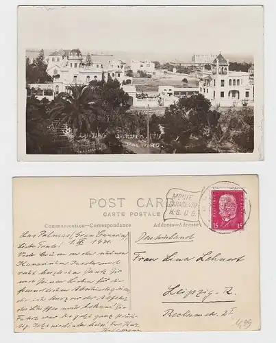 57513 AK Ciudad Jardin, Las Palmas, Gran Canaria, Schiffspost "Hamburg-Süd" 1931