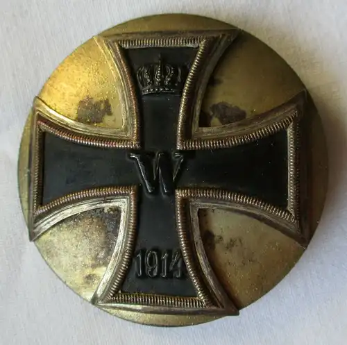Seltenes Eisernes Kreuz 1.Klasse 1914 mit Gegenplatte 1.Weltkrieg (113187)