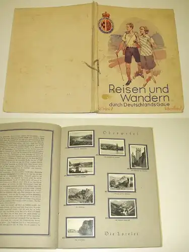 Reisen und Wandern durch Deutschlands Gaue - Rhein, Macedonia Cigaretten 1933