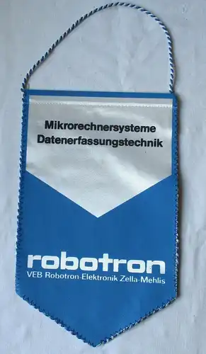 DDR Wimpel robotron Mikrorechnersysteme Datenerfassungstechnik (129329)