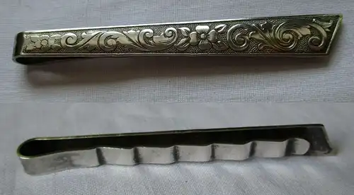 Schöne Krawattennadel aus 835er Silber mit Jugendstil Ornamenten (117025)