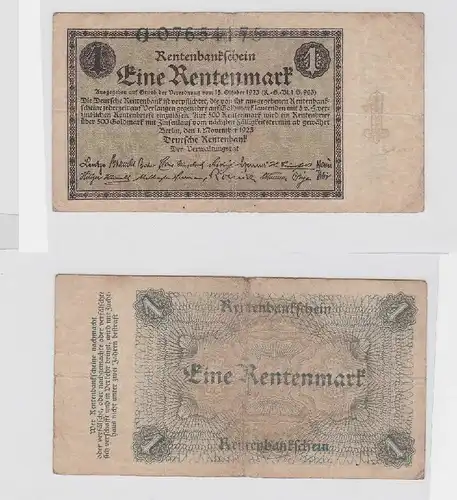 1 Rentenmark Banknote Weimarer Republik 1.November 1923 (117414)