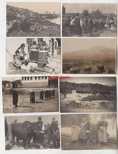 72321 / 7 Foto Ak Balkan 1. Weltkrieg 1916