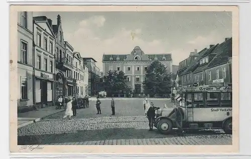 93495 Ak Deutsch Eylau Ilawa Markt mit Hotel Kronprinz 1934