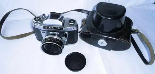 Ihagee Spiegelreflexkamera Kamera EXA Ia mit Tasche (103833)