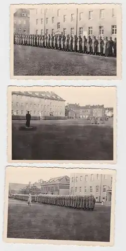 93400 3 Fotos Militär Wehrmacht Kaserne Sondershausen im 2.Weltkrieg
