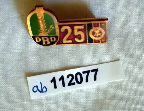 Seltene DDR Ehrennadel DBD demokartische Bauernpartei für 25 Jahre (112077)