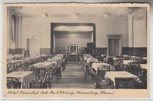 70486 Ak Sonnenburg Neumark Hotel Kaiserhof um 1940
