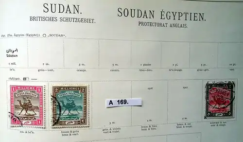 Kleine Briefmarkensammlung Afrika Britisches Schutzgebiet ab 1898