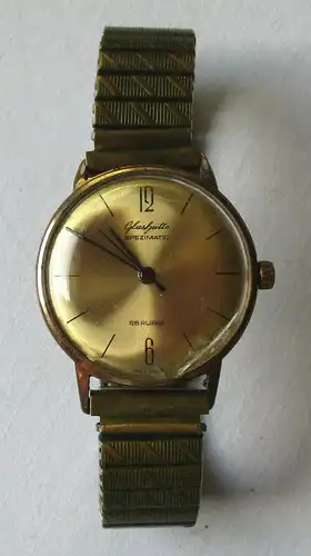 Elegante Glashütte Spezimatic 26 rubis Armbanduhr Automatik Uhr (104394)