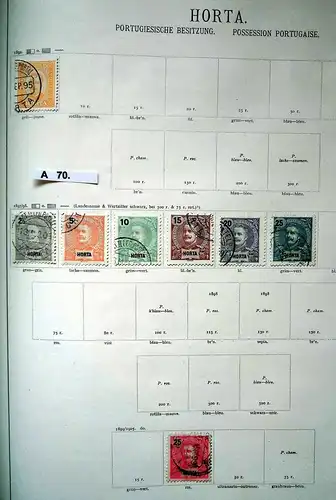 Schöne hochwertige Briefmarkensammlung Portugiesische Kolonien in Afrika ab 1892