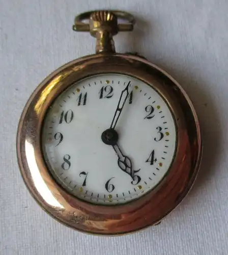 Vergoldete Damen Taschenuhr um 1920 (134498)