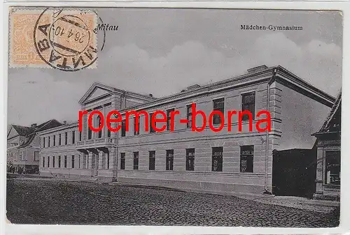 83730 Ak Mitau Jelgava Mädchen-Gymnasium 1910
