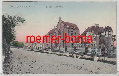 80489 Ak Friedeberg N.-M. Strzelce Krajenskie königliches Lehrerseminar 1909