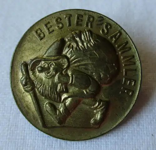 Seltenes DDR Abzeichen Rumpelmännchen "Bester Sammler" (114208)