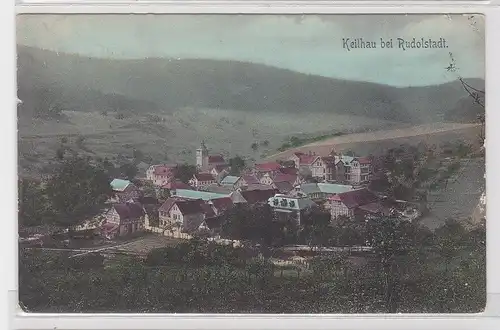 78298 Ak Keilhau bei Rudolstadt Totalansicht 1908
