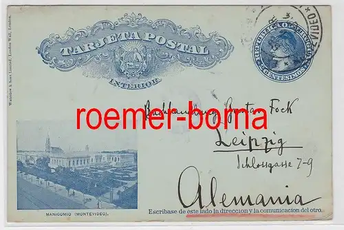 82164 Ganzsachen Postkarte Republik Uruguay Montevideo 1914
