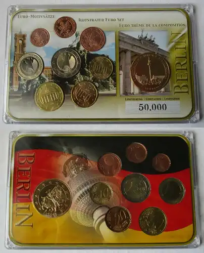 Deutschland BRD KMS Euro Premiumsatz mit Sondermünze Euro Motivsatz (135122)