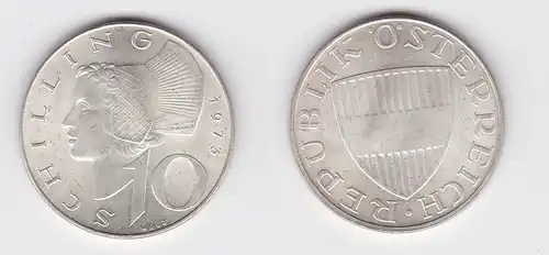 10 Schilling Silber Münze Österreich 1973 (120174)