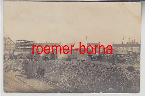 72219 Feldpost Foto Ak Kriegsgefangenenlager im 1.Weltkrieg