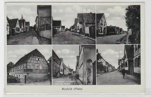 92673 Mehrbild Ak Minfeld (Pfalz) Gasthaus zum Lamm usw. 1939
