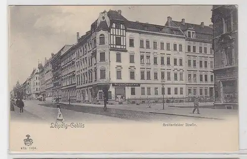 94239 Ak Leipzig Gohlis Breitenfelder Strasse um 1900