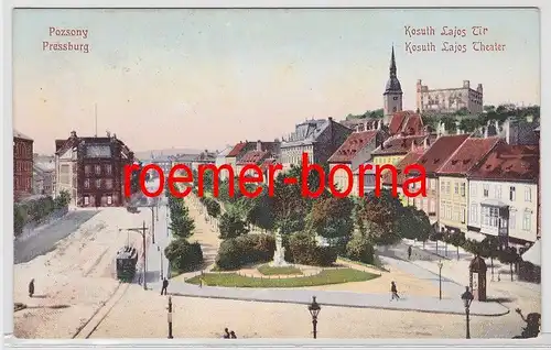 83219 Ak Pozsony Pressburg Bratislava Kosuth Lajos Theater um 1910