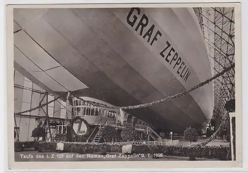 75904 Ak Taufe des LZ 127 auf den Namen "Graf Zeppelin" 9.7.1928