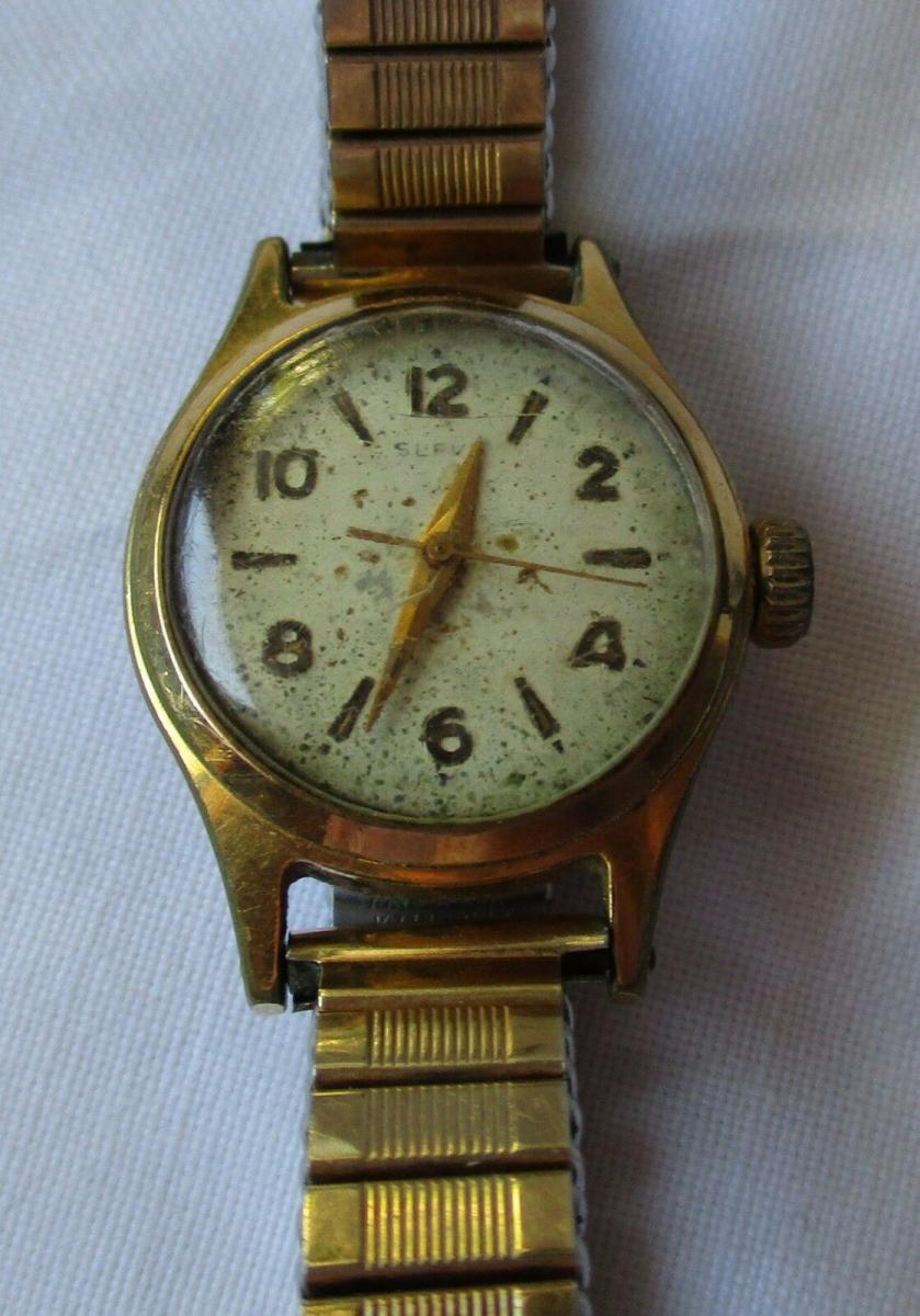 Mit Slava Vergoldete Armbanduhr Handaufzug123993 Damen 5qL3j4AR