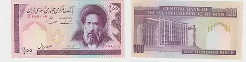 100 Rials Banknote Persien 1985 bankfrisch UNC (129120)