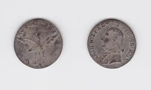 3 Gröscher Münze Brandenburg Preussen 1802 A (122460)
