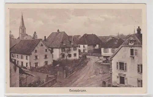 94381 AK Heisbrunn - Weltkrieg 1914/17 Aus den Kämpfen im Oberelsaß Nr. 55
