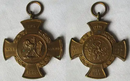 Preussen Erinnerungskreuz Der Main Armee 1866 (116786)