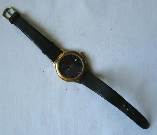 Seltene Junghans Solar 1 - Armbanduhr mit Lederarmband (134033)