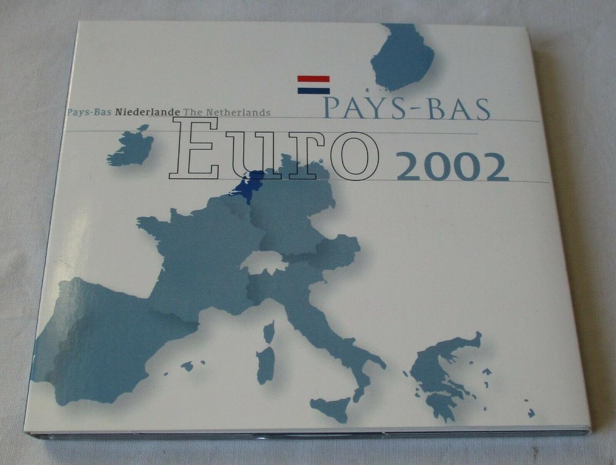 Kms Kursmunzensatz Niederlande Pays Bas 1 Cent 2 Euro 2002 Im Folder 132216 Nr 233568183830 Oldthing Euro Kursmunzen