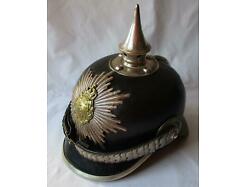 Seltene Original Pickelhaube Sachsen Pioniere Fur Feldwewbel 114027 Nr 233634609269 Oldthing Deutsches Reich Bis 1918