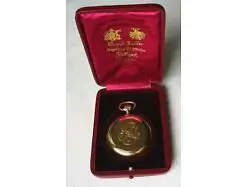 Hochwertige 585er Gold Taschenuhr Ernst Kutter Stuttgart Sprungdeckel (113019) 0