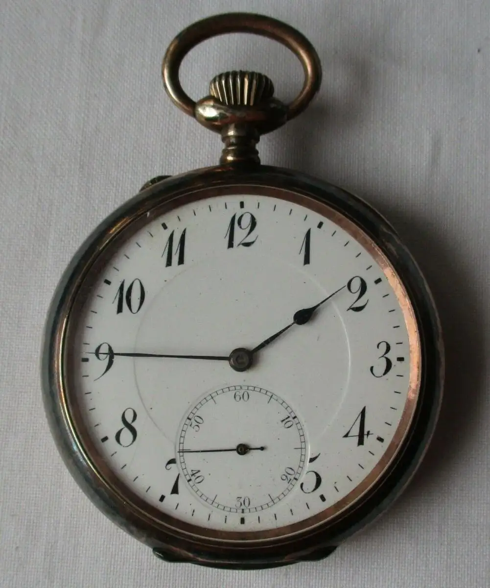 elegante Herren Taschenuhr IWC Probus Schafusa Schaffhausen Silber (144245) 0
