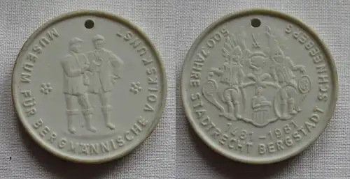 DDR Medaille Museum für bergmännische Volkskunst - 500 Jahre Schneeberg (149770)