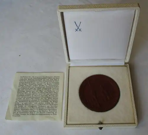 DDR Medaille XX. Congressus Bronchologicus Dresden 1970 Gustav Killian (103344)