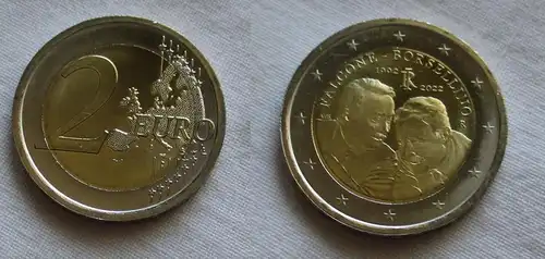 2 Euro Gedenkmünze Italien Falcone und Borsellino 2022 Stgl. (159774)