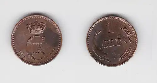 1 Öre Kupfer Münze Dänemark 1904 (133402)