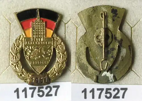 seltene DDR Ehrennadel des NAW der Stadt Rostock 1957 (117527)