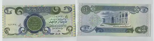 1 Dinar Banknote Irak Iraq 1994 bankfrisch UNC (129068)